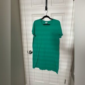 Emerald Green JCREW NWT Tshirt Dress